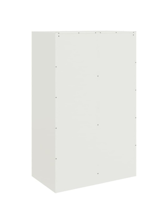 Kumode, balta, 67x39x107 cm, tērauds