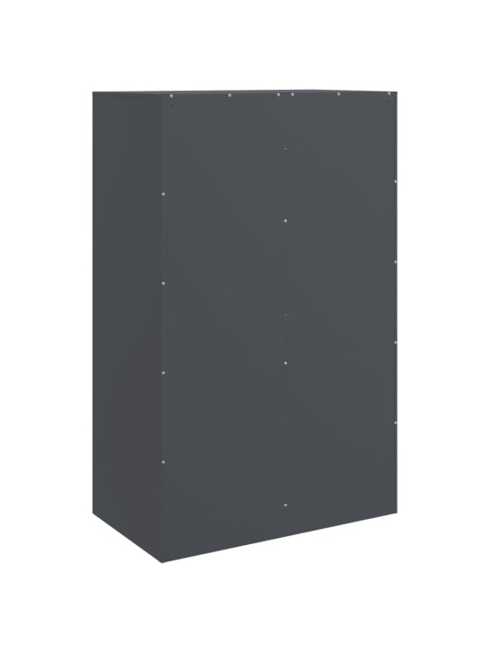 Kumode, antracītpelēka, 67x39x107 cm, tērauds
