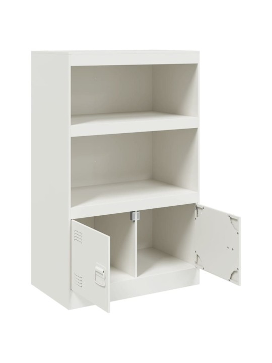 Kumode, balta, 67x39x107 cm, tērauds