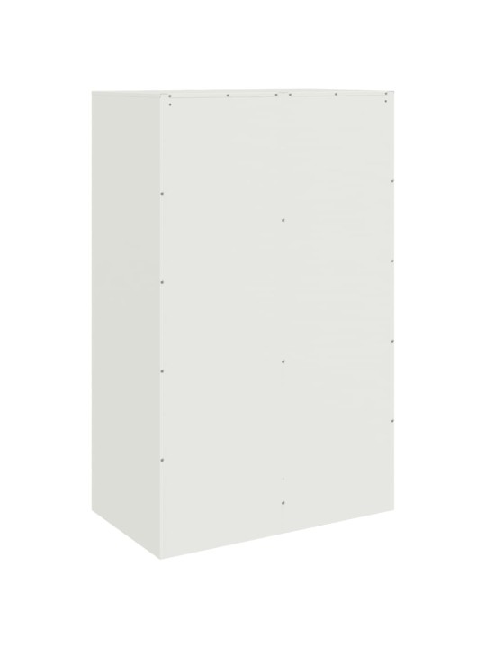 Kumode, balta, 67x39x107 cm, tērauds