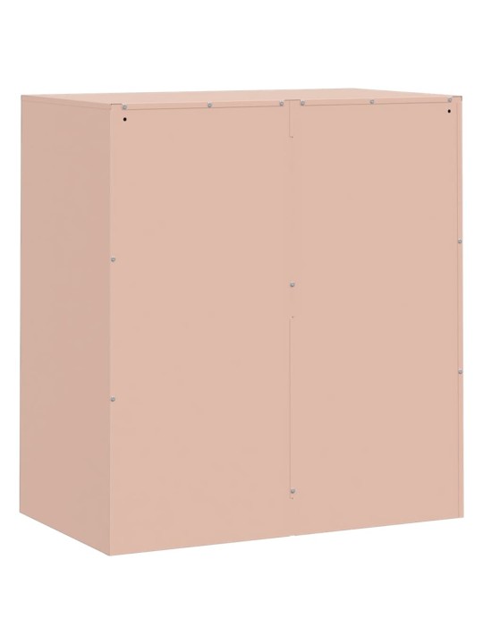 Kumode, rozā, 67x39x73 cm, tērauds