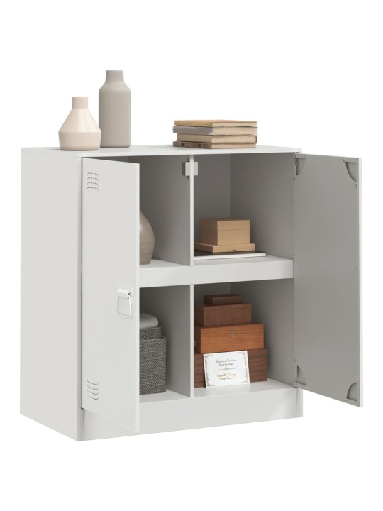 Kumode, balta, 67x39x73 cm, tērauds
