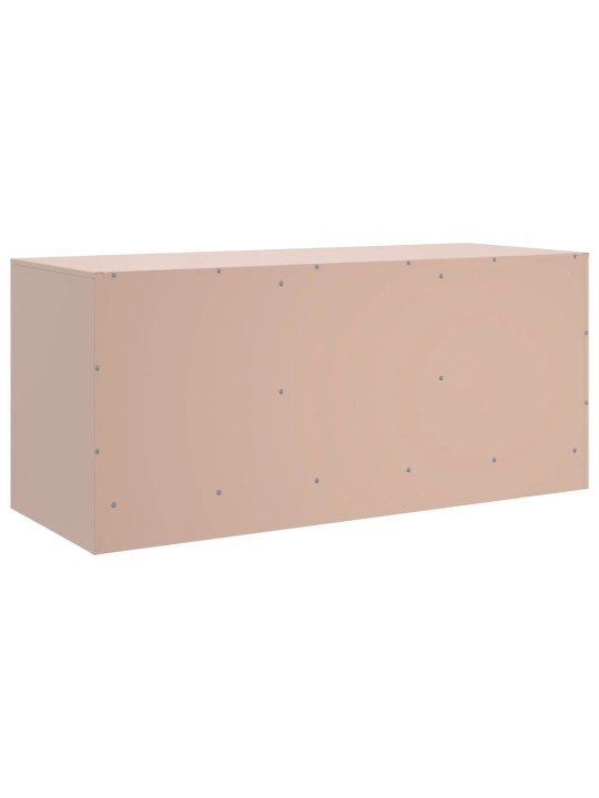 Tv skapītis, 99x39x44 cm, tērauds, rozā