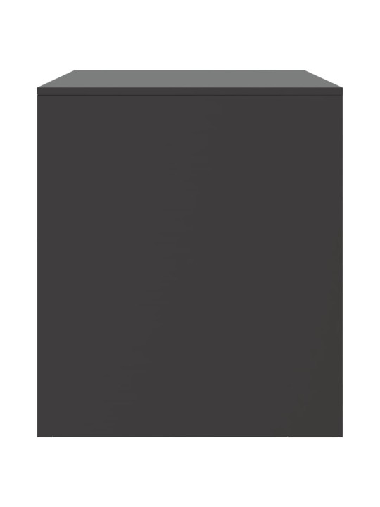 Tv skapītis, 67x39x44 cm, tērauds, melns