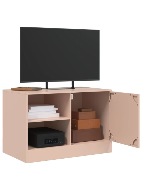 Tv skapītis, 67x39x44 cm, tērauds, rozā