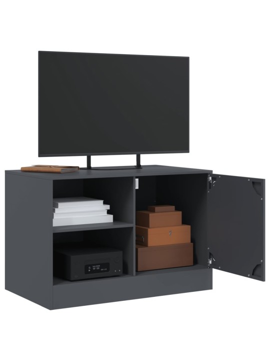 Tv skapītis, 67x39x44 cm, tērauds, antracītpelēks