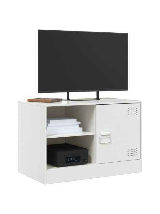 Tv skapītis, 67x39x44 cm, tērauds, balts