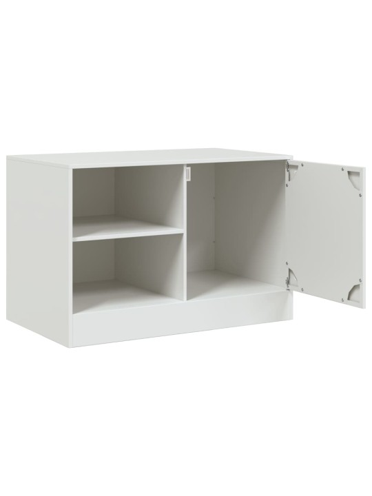 Tv skapītis, 67x39x44 cm, tērauds, balts