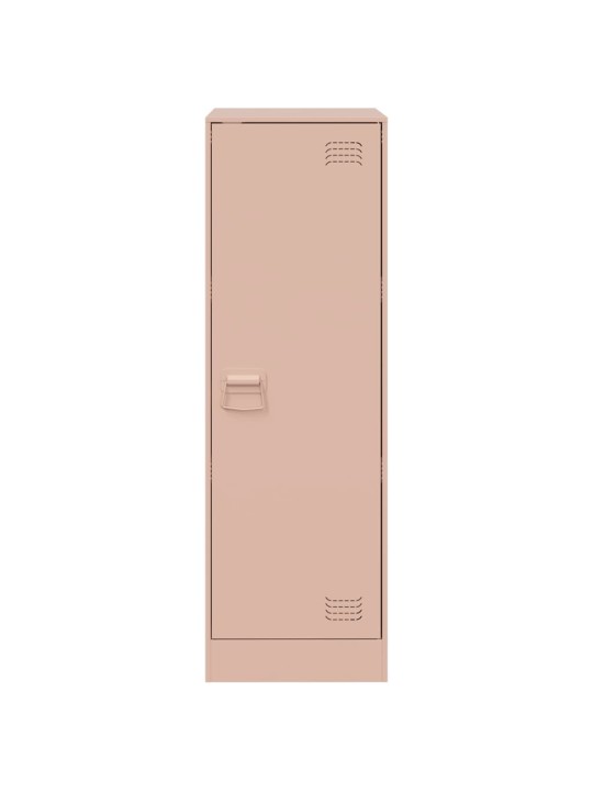 Kumode, rozā, 34,5x39x107 cm, tērauds