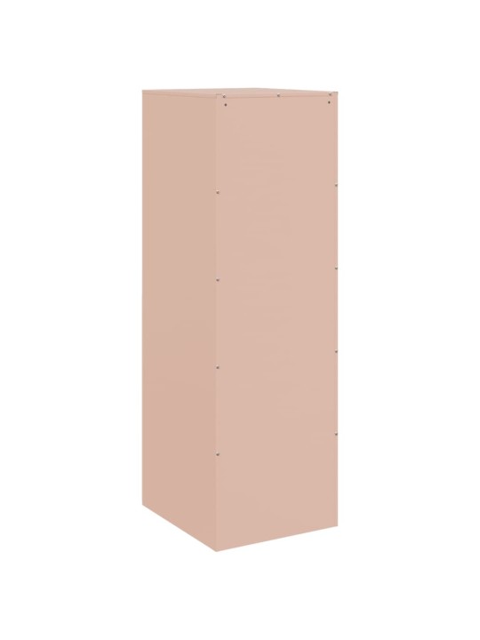 Kumode, rozā, 34,5x39x107 cm, tērauds