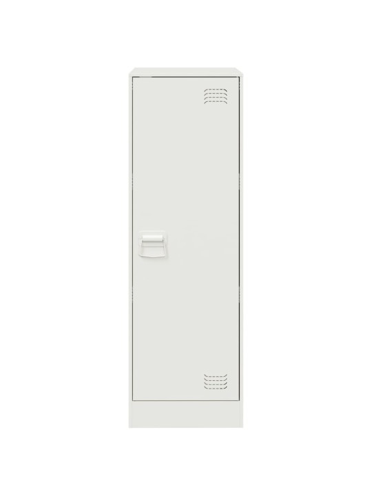 Kumode, balta, 34,5x39x107 cm, tērauds