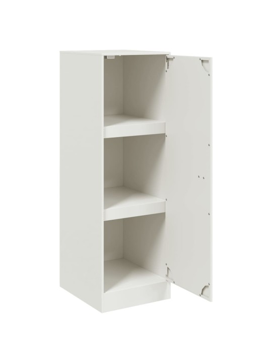 Kumode, balta, 34,5x39x107 cm, tērauds