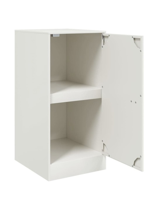Kumode, balta, 34,5x39x73 cm, tērauds