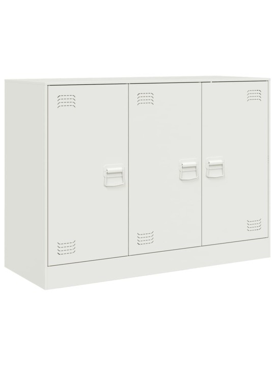 Kumode, balta, 99x39x73 cm, tērauds
