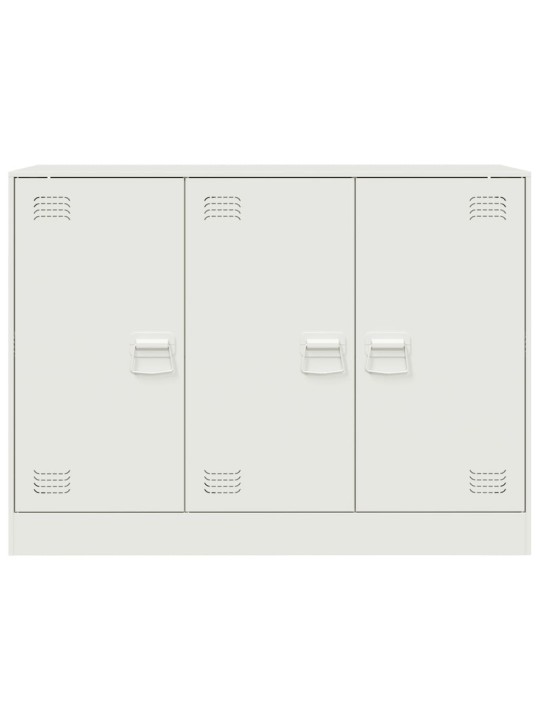 Kumode, balta, 99x39x73 cm, tērauds