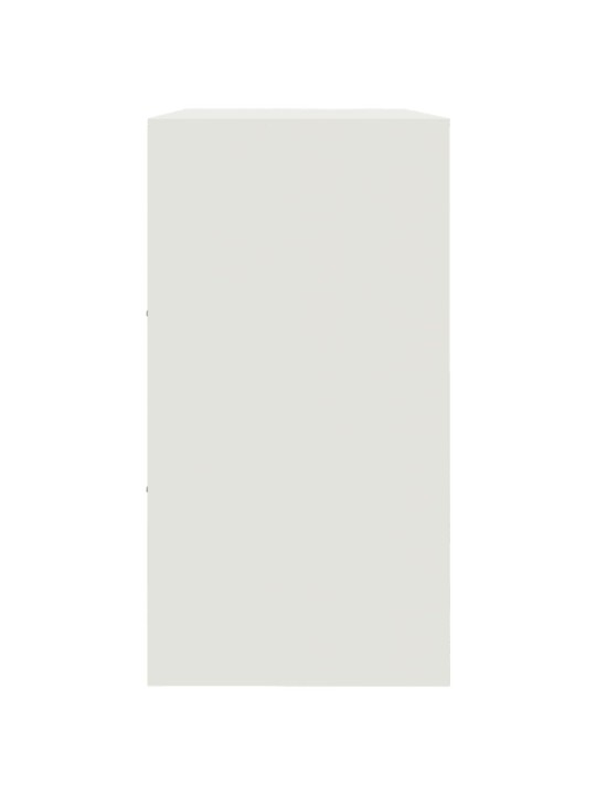 Kumode, balta, 99x39x73 cm, tērauds