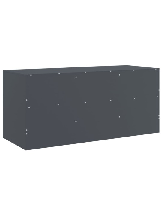 Tv skapītis, 99x39x44 cm, tērauds, antracītpelēks