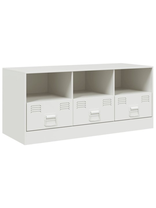 Tv skapītis, 99x39x44 cm, tērauds, balts
