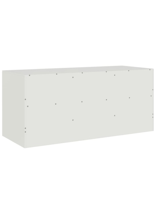 Tv skapītis, 99x39x44 cm, tērauds, balts