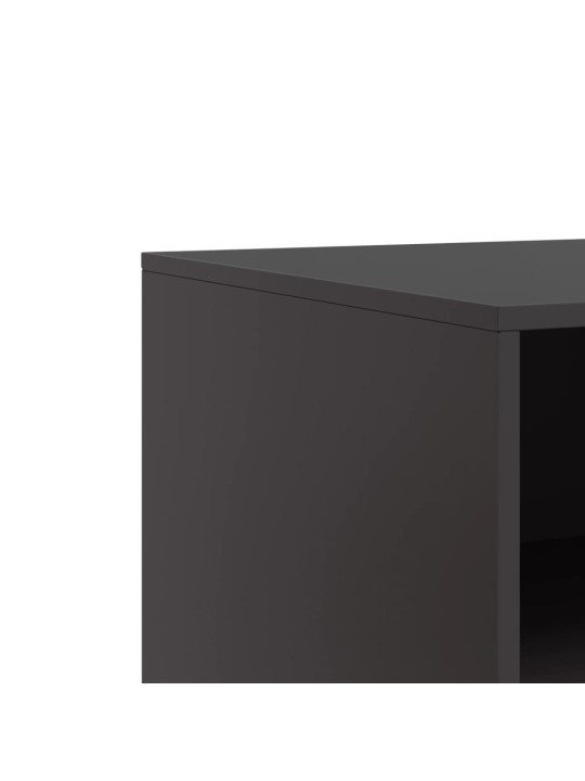 Tv skapītis, 67x39x44 cm, tērauds, melns
