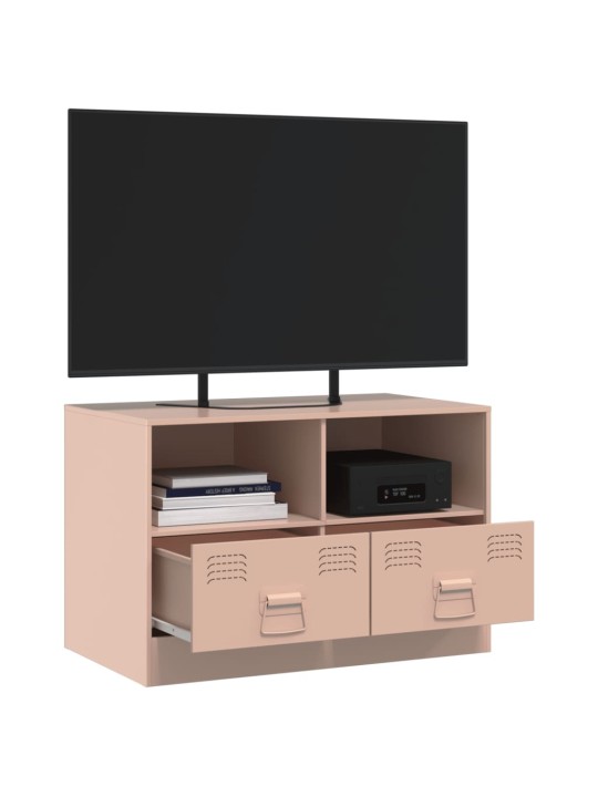 Tv skapītis, 67x39x44 cm, tērauds, rozā