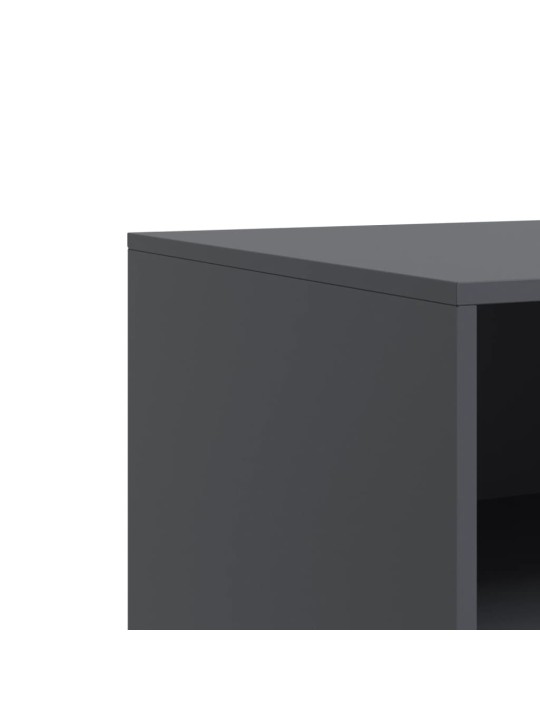 Tv skapītis, 67x39x44 cm, tērauds, antracītpelēks