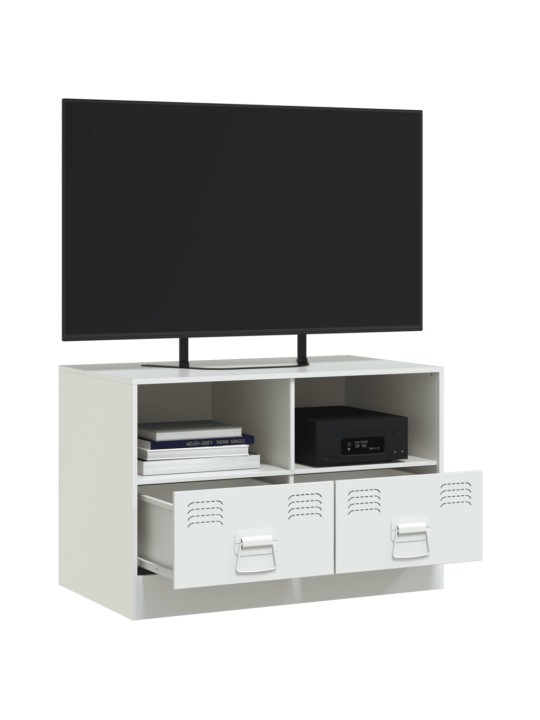 Tv skapītis, 67x39x44 cm, tērauds, balts