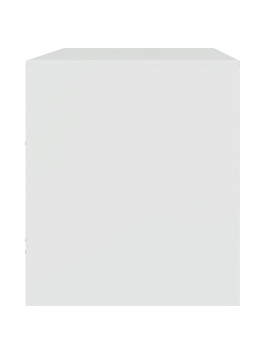 Tv skapīši, 2 gab., balti, 67x39x44 cm, tērauds