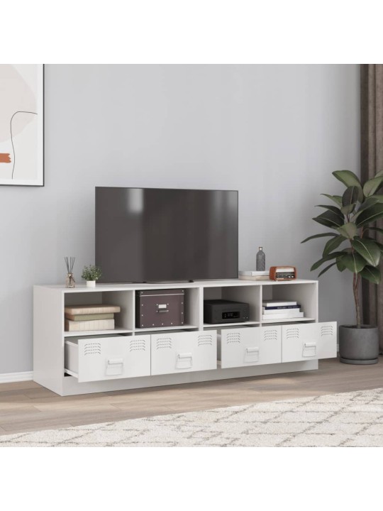 Tv skapīši, 2 gab., balti, 67x39x44 cm, tērauds