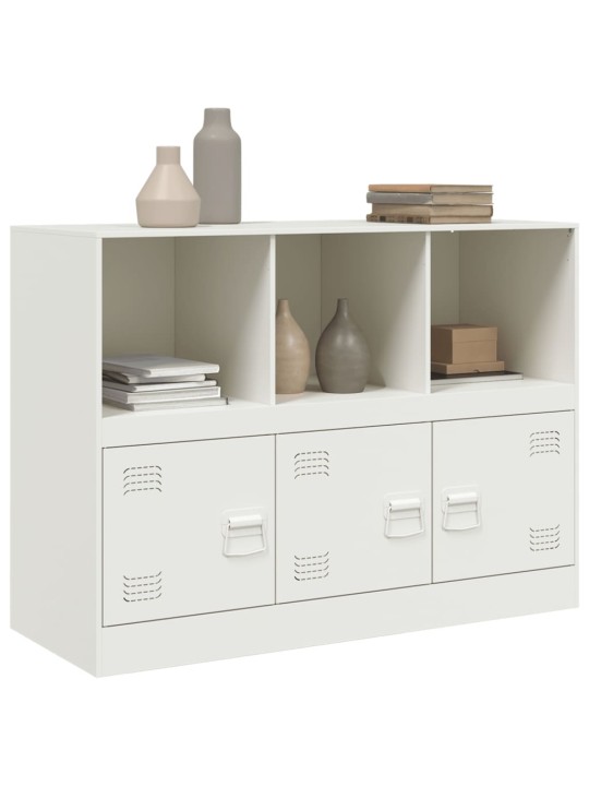 Kumode, balta, 99x39x73 cm, tērauds