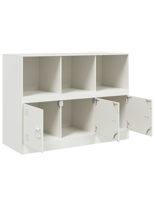 Kumode, balta, 99x39x73 cm, tērauds