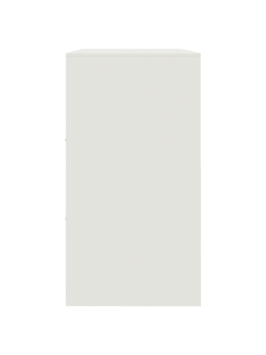 Kumode, balta, 99x39x73 cm, tērauds