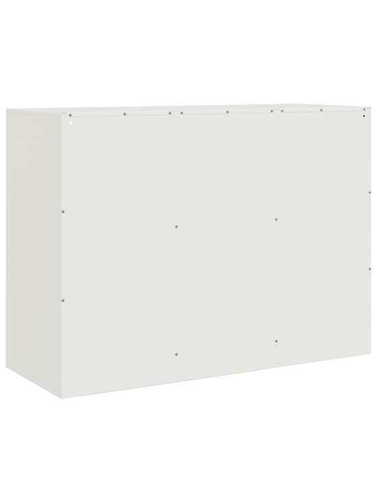 Kumode, balta, 99x39x73 cm, tērauds