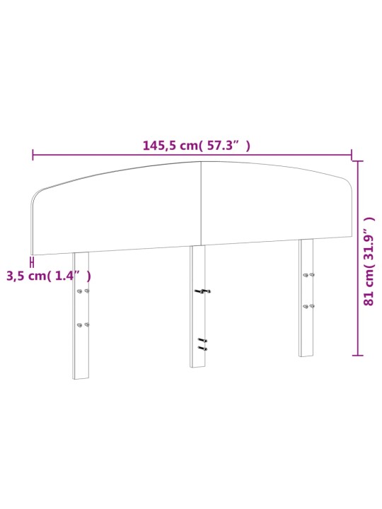 Galvgalis, 140 cm, priedes masīvkoks