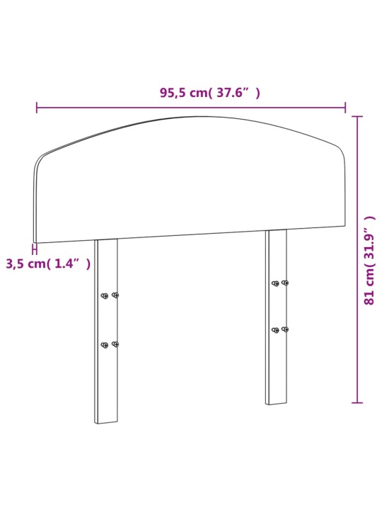 Galvgalis, 90 cm, priedes masīvkoks