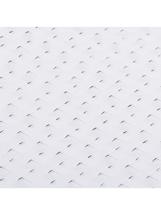 Balkona aizsegs, balts, 1000x80 cm, pe rotangpalma