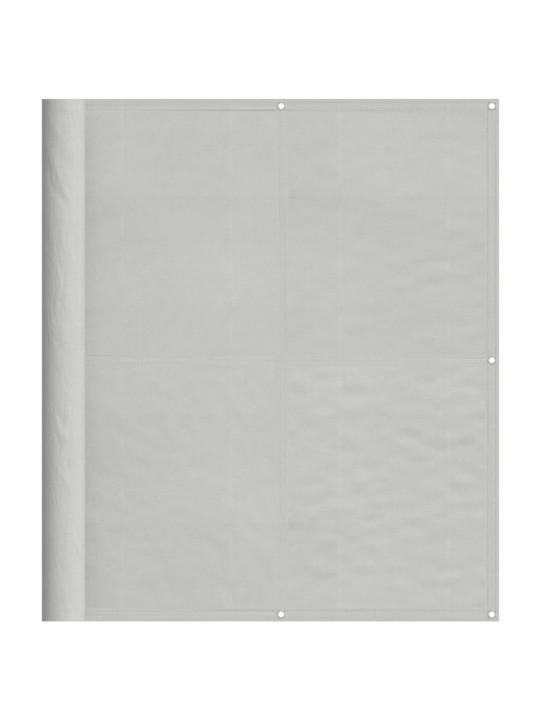 Balkona aizslietnis, gaiši pelēks, 120x300 cm, 100% poliestera