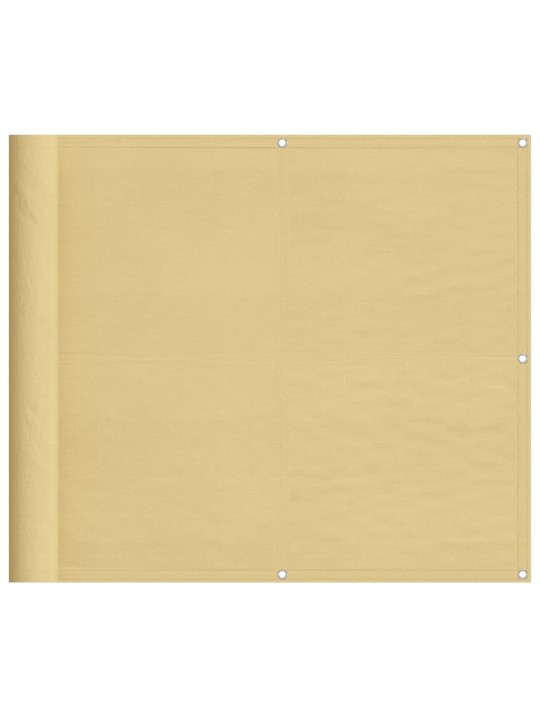 Balkona aizslietnis, smilšu, 90x300 cm, 100% poliestera audums