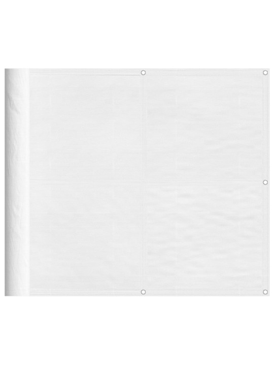 Balkona aizslietnis, balts, 90x700 cm, 100% poliestera oksforda