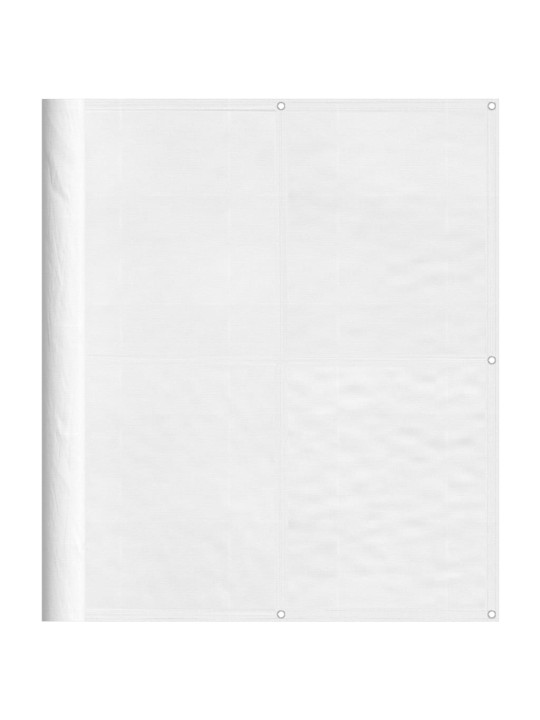 Balkona aizslietnis, balts 120x1000 cm 100% poliestera oksforda