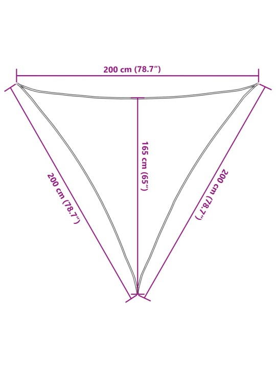 Saules aizsargs, 2x2x2 m, 100% poliesters, oksforda audums