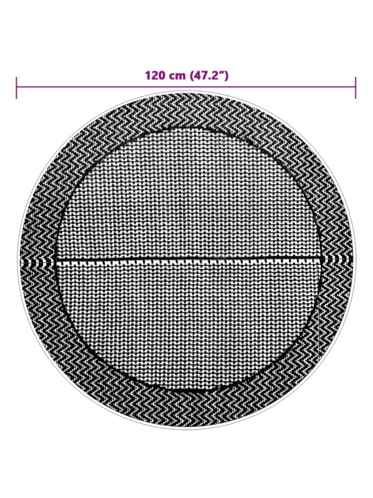 Āra paklājs, ø120 cm, arakil pelēks, pp