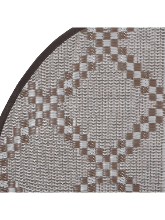 Āra paklājs, ø120 cm, arakil brūns pp