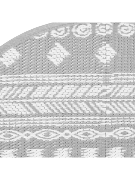 Āra paklājs, ø200 cm, arakil pelēks, pp
