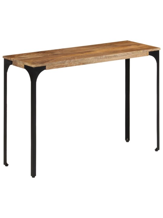 Konsoles galdiņš, brūns, 110x35x76cm, mango masīvkoks un dzelzs