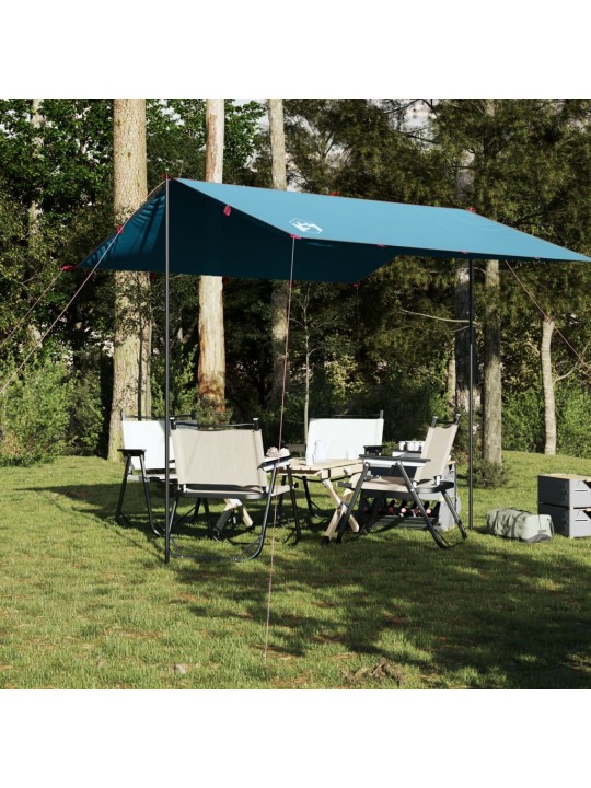 Kempinga tents, zila, 300x294 cm, ūdensizturīga