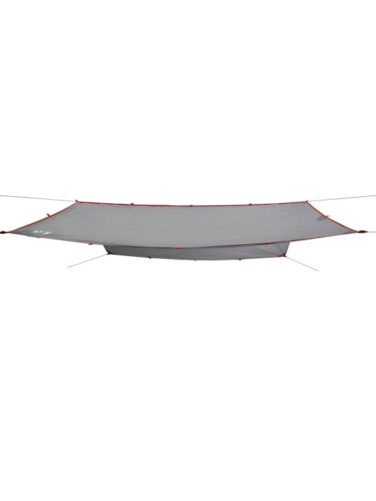 Kempinga tents, pelēka, oranža, 300x294 cm, ūdensizturīga