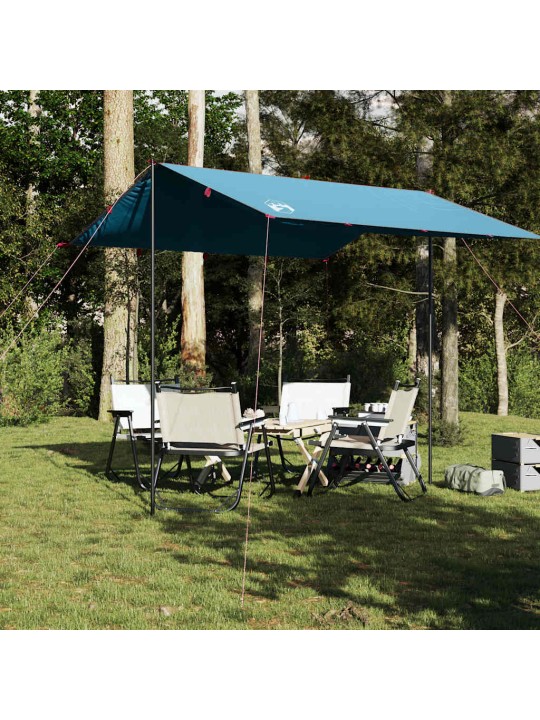 Kempinga tents, zila, 300x294 cm, ūdensizturīga