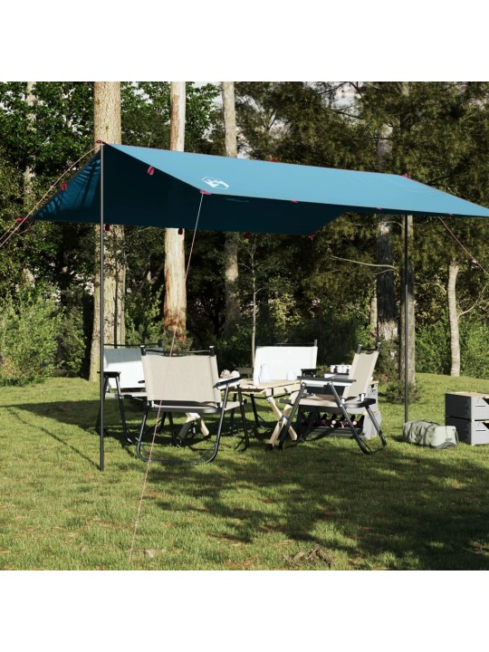 Kempinga tents, zila, 360x294 cm, ūdensizturīga
