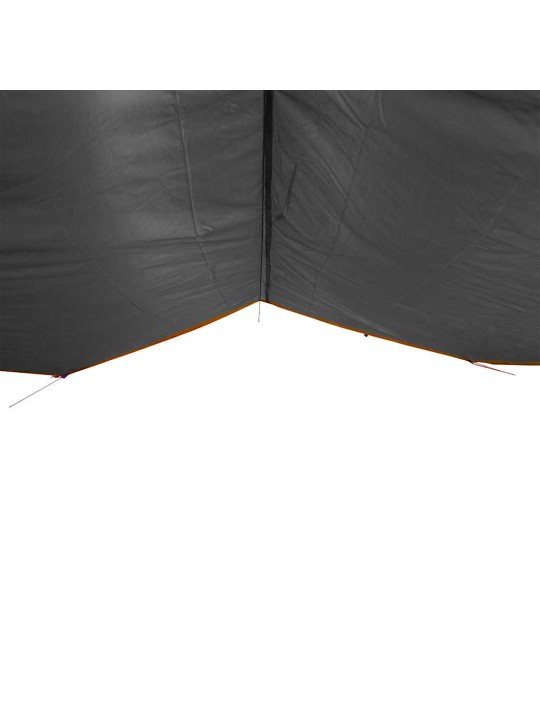 Kempinga tents, pelēka, oranža, 360x294 cm, ūdensizturīga